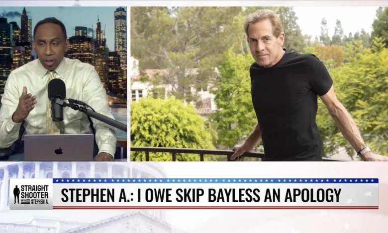 Stephen A. Smith issues public apology to Skip Bayless