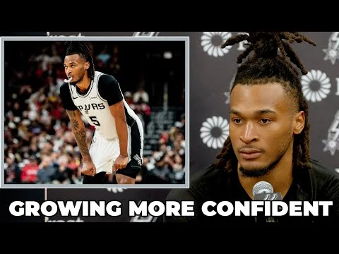 Stephon Castle on Spurs Growing More Confident In Their Game