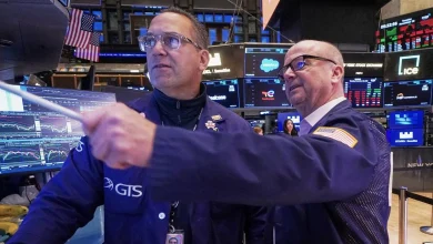 Stocks drop after another jarring day as worries about too-high prices keep dogging Nvidia, bitcoin