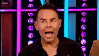 Strictly star makes awkward BBC resignation joke during live show