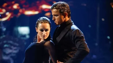 Strictly's Amber Davies and Nikita Kuzmin break silence on 'curse' with kissing snap