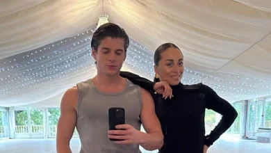Strictly's Lewis Cope's girlfriend supports him and Katya Jones after responding to Emmerdale return probe
