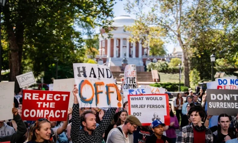 Students express support for Compact rejection and DOJ deal