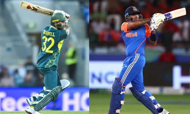 Suryakumar Yadav vs Glenn Maxwell - comparing their batting stats after 90 T20Is