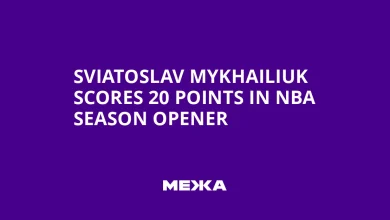Sviatoslav Mykhailiuk Scores 20 Points in NBA Season Opener