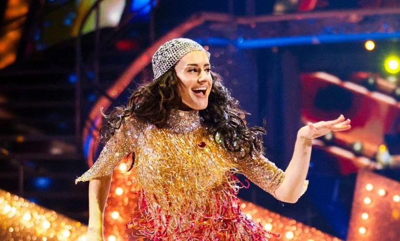 Sweet moment Amber Davies taught her Strictly Come Dancing partner Welsh