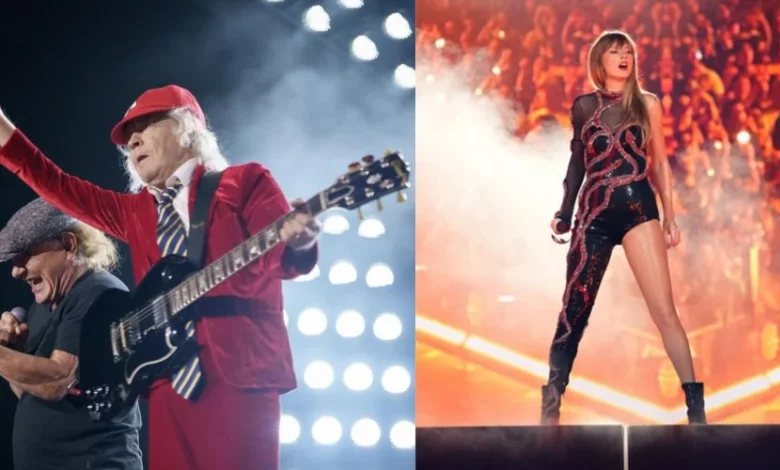 Swifties Beat AC/DC in a Seismic Showdown in Melbourne 🌏🎸🫨