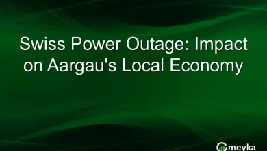 Swiss Power Outage: Impact on Aargau's Local Economy