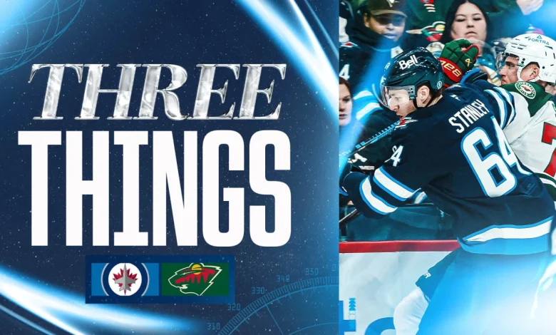 THREE THINGS: Wild blank Jets, Pionk day-to-day