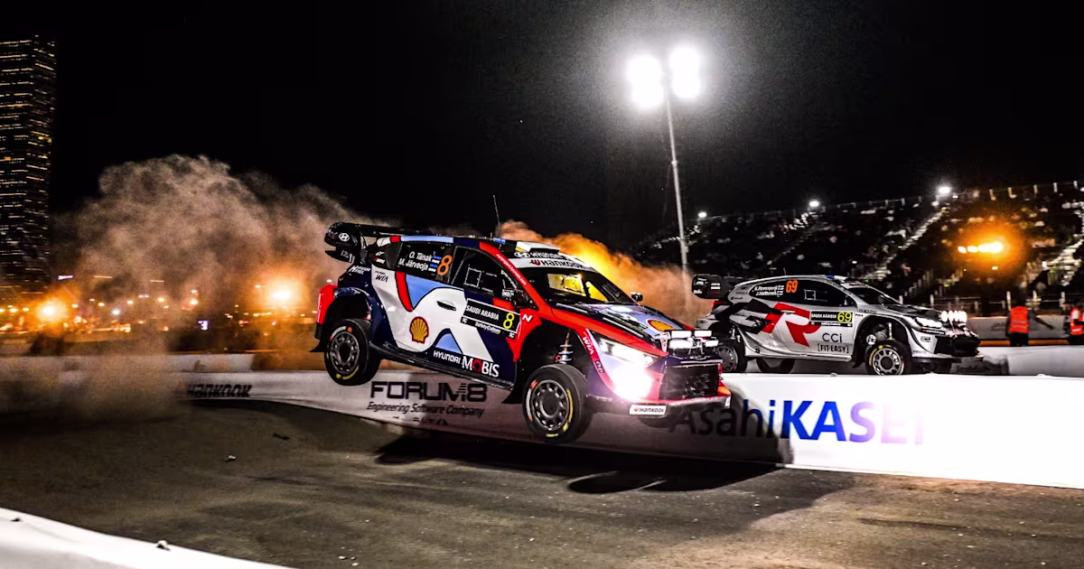 Tänak sets early pace as Saudi Arabia opener lights up Jeddah