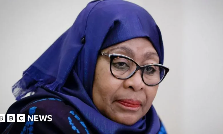 Tanzania election: Samia Suluhu Hassan wins 98% of vote amid unrest