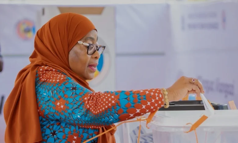 Tanzanian president wins disputed election with more than 97% of the vote