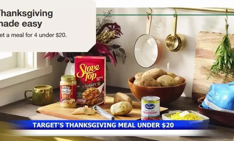 Target offers Thanksgiving dinner deal for under $20