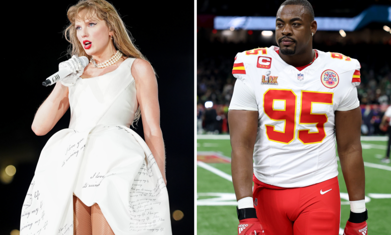 Taylor Swift Reacts to Chiefs Star Chris Jones Singing ‘Fate of Ophelia’