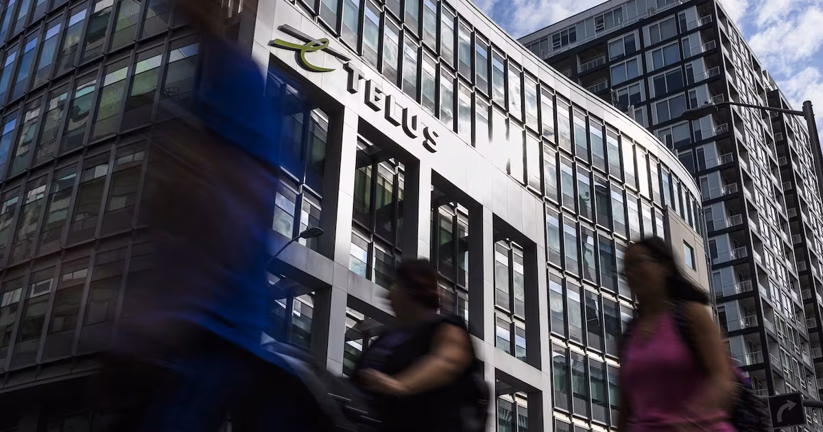 Telus reports $493M Q3 profit attributable to common shareholders, up from year ago