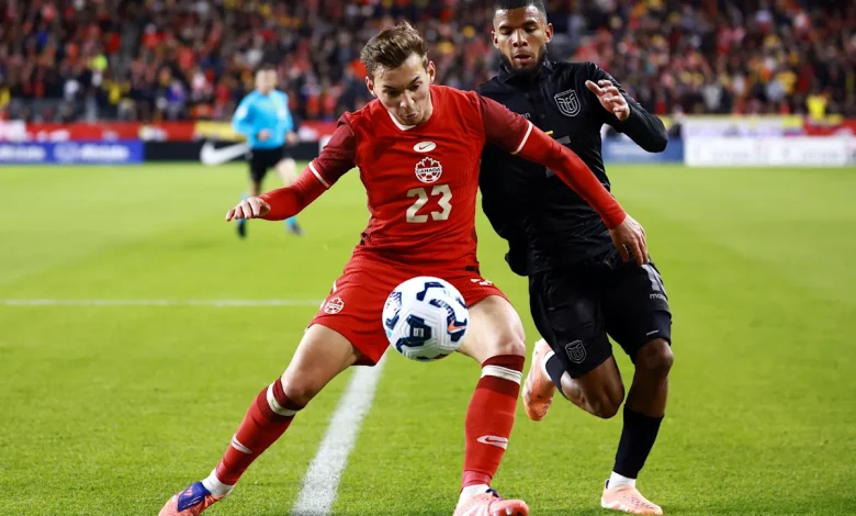 Ten-man Canada fight to friendly stalemate against Ecuador