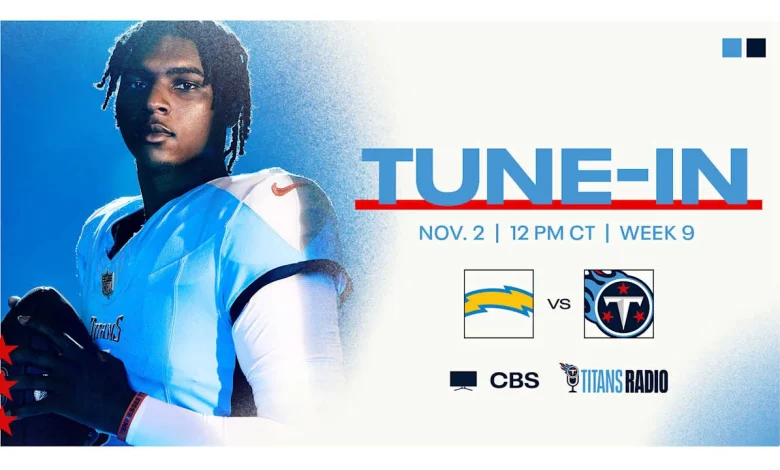 Tennessee Titans vs Los Angeles Chargers: How to Watch, Listen and Live Stream