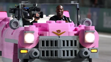Terry Crews recreates "White Chicks" moment with Max Verstappen, Lando Norris and George Russell