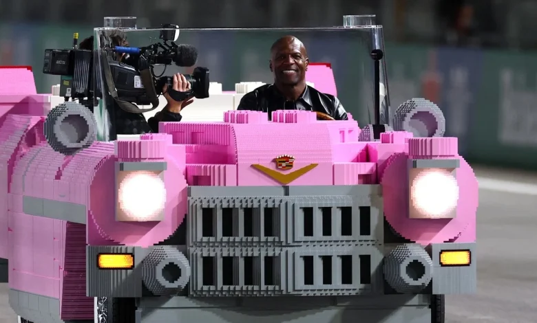 Terry Crews recreates "White Chicks" moment with Max Verstappen, Lando Norris and George Russell