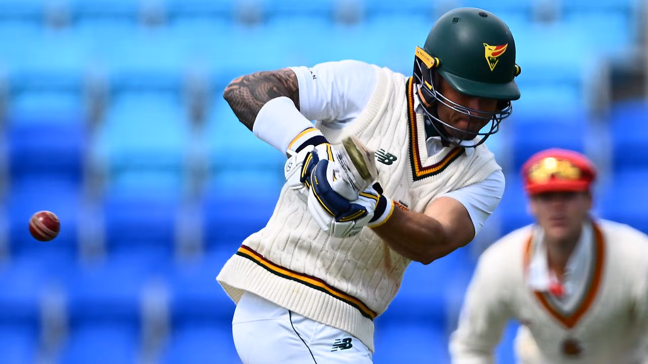 Test newbie misses out in Tassie