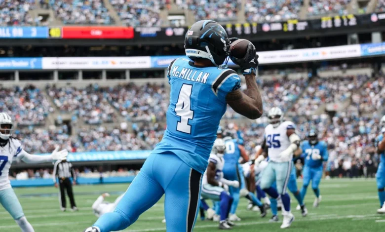 Tetairoa McMillan midseason check-in: Has Bryce Young been holding the rookie WR back?