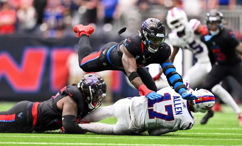 Texans' NFL-best defense embraces challenge of stopping Bills' Josh Allen: 'However long it takes'