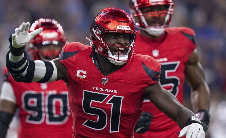 Texans harass Allen for 8 sacks, defeat Bills on TNF