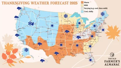Thanksgiving winter storm forecast snow 2025: See winter weather to impact holiday travel