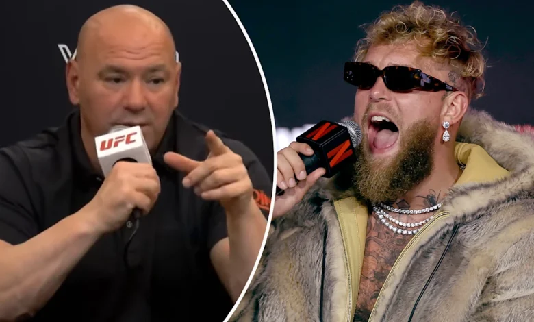 'That's a bad idea': UFC boss fears for Jake Paul as Anthony Joshua fight builds momentum