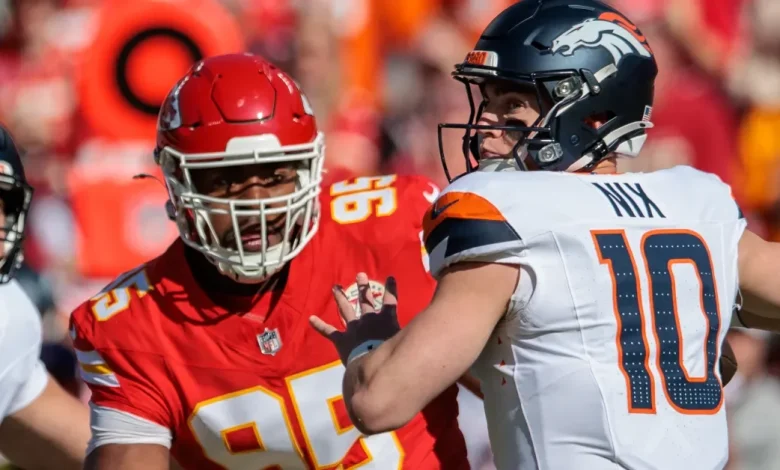 The Chiefs’ defense is preparing for a more confident Bo Nix on Sunday