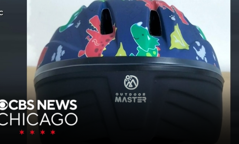 The Consumer Product Safety Commission recalling Outdoor Master bike helmets