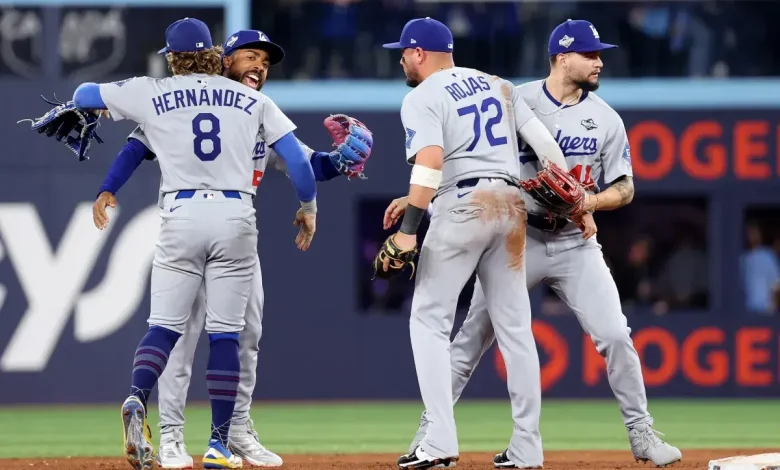 The Dodgers lost a member of their World Series-winning outfield to the Giants