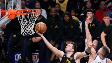 The Los Angeles Lakers defeat the Utah Jazz, 140-126, at Crypto Arena