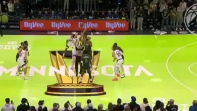 The Minnesota Timberwolves' NBA Cup Court Might Be The Worst Basketball Court These Eyes Have Ever Seen