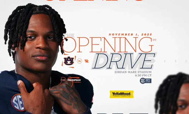 The Opening Drive: Auburn vs. Kentucky