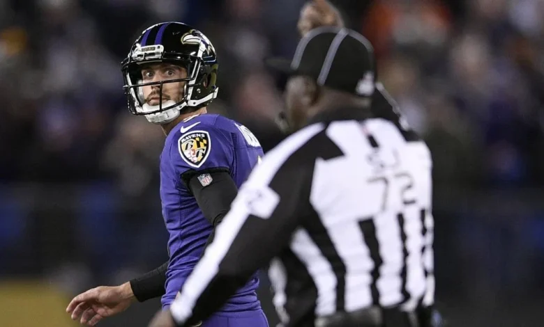 The Saints are working out Justin Tucker, who was suspended for alleged sexual misconduct