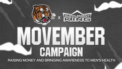 The Tigers & Supplement King Team Up For Movember