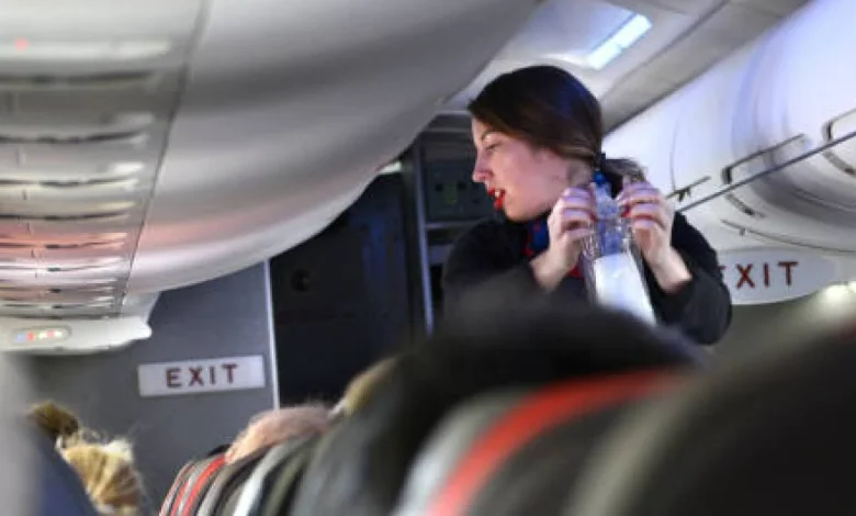 The U.S. Transportation Department is urging air passengers to be on good behavior