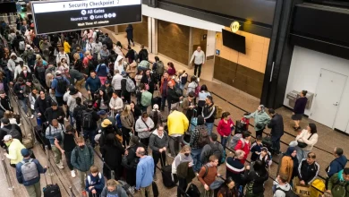 The air travel nightmare: TSA lines stretch for hours while workers go without pay amid the government shutdown