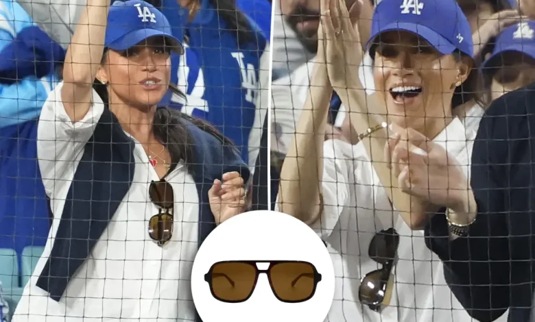 The chic sunglasses Meghan Markle just wore to a Dodgers game are under $200