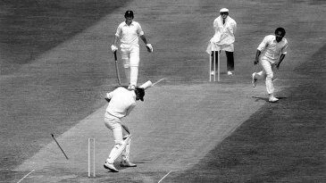 The history of grovelling in cricket