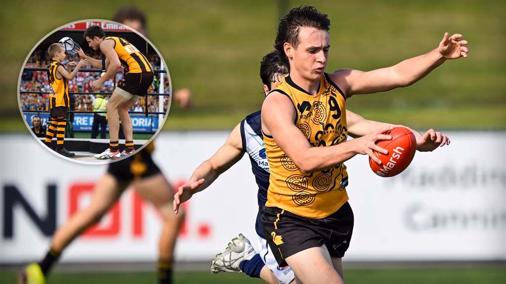 The special Grand Final moment that reinforced draft prospect's AFL dream