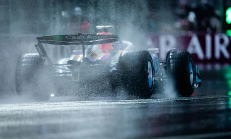 "The worst grip I've ever experienced in F1!" In Las Vegas, the rain played tricks on the drivers.