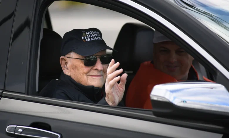 This 101-year-old was the only WWII vet in Bangor’s Veterans Day Parade