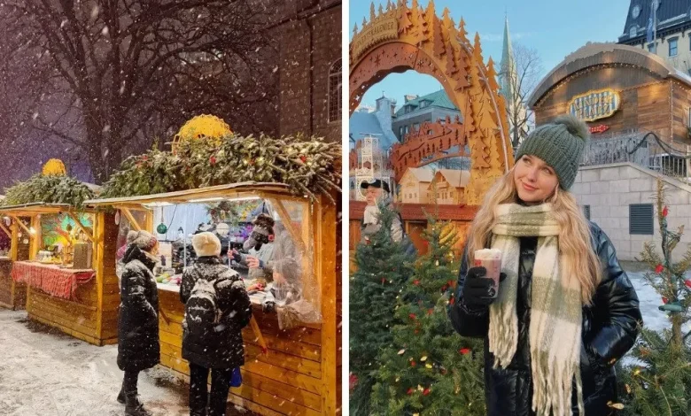 This German Christmas market in Quebec is like wandering along the snowy streets of Berlin