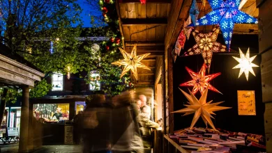 This atmospheric festive fair with cobbled streets and local businesses is one of the best Christmas markets in Britain