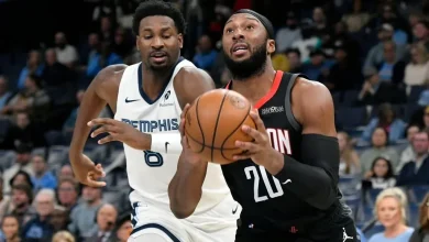 Thompson scores 28 points as Rockets beat Grizzlies 124-109