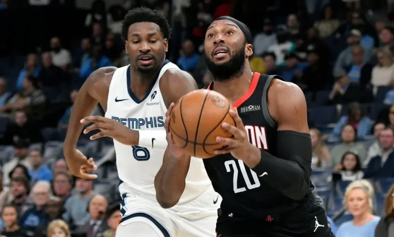 Thompson scores 28 points as Rockets beat Grizzlies 124-109