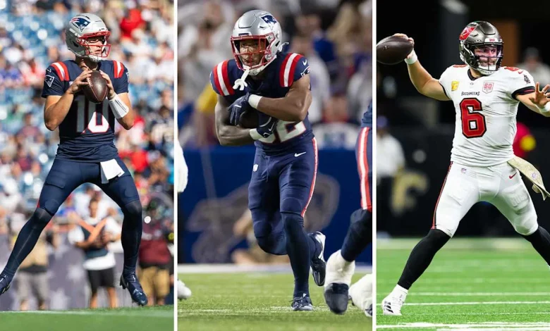 Three to Watch: MVP Showdown Between Drake Maye and Baker Mayfield Headlines Clash of Division Leaders