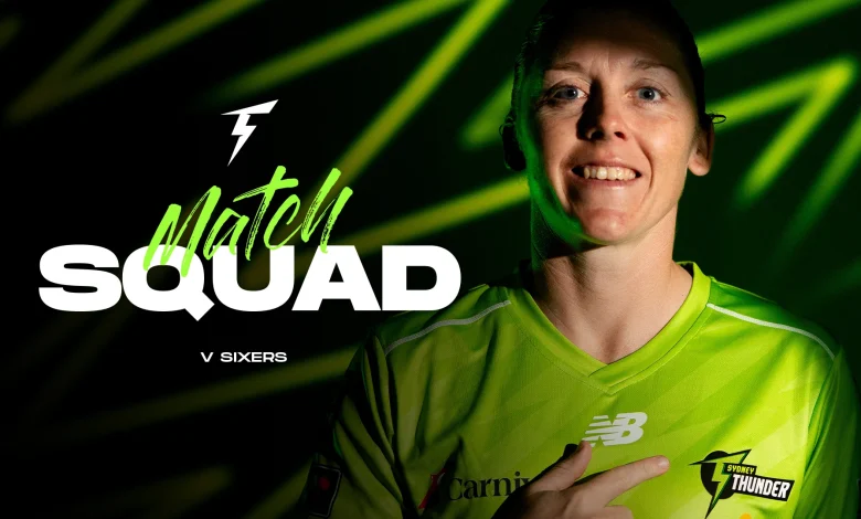 Thunder confirm squad for Sydney Smash at Drummoyne Oval